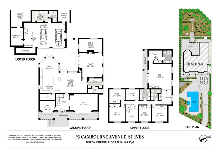 Floorplan of Homely house listing, 93 Cambourne Avenue, St Ives NSW 2075