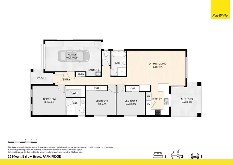 Floorplan of Homely house listing, 15 Mount Ballow Street, Park Ridge QLD 4125
