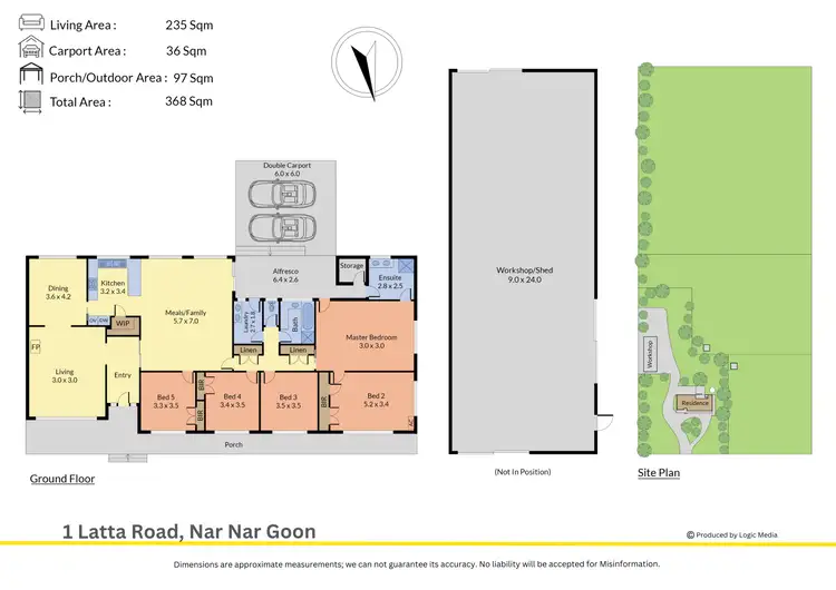 Floorplan of Homely house listing, 1 Latta Road, Nar Nar Goon VIC 3812