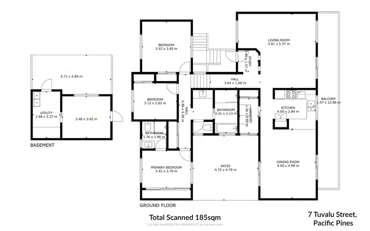Floorplan of Homely house listing, 7 Tuvalu Street, Pacific Pines QLD 4211