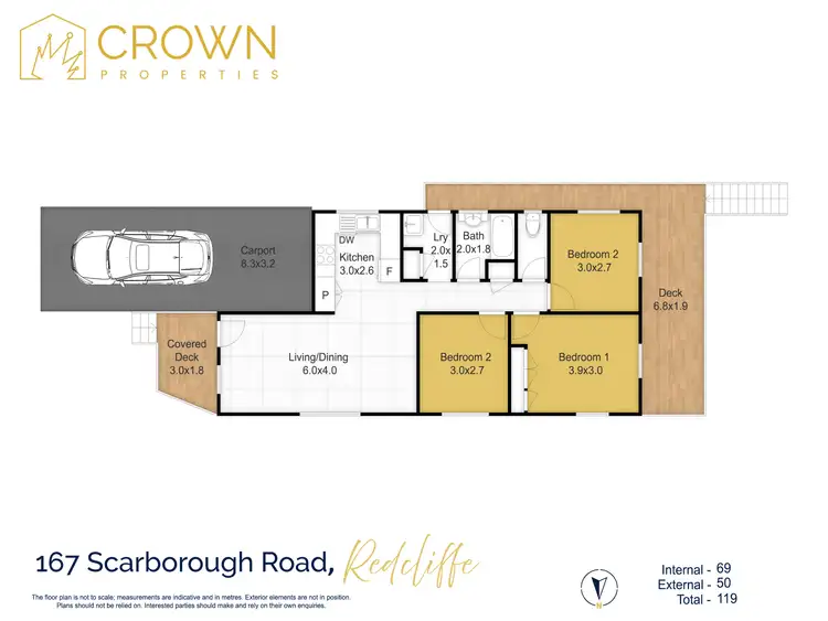Floorplan of Homely house listing, 167 Scarborough Road, Redcliffe QLD 4020