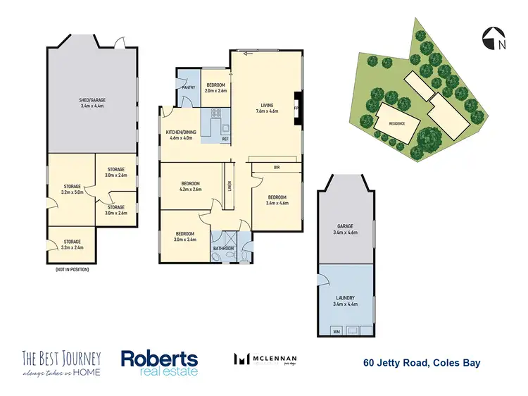 Floorplan of Homely house listing, 60 Jetty Road, Coles Bay TAS 7215