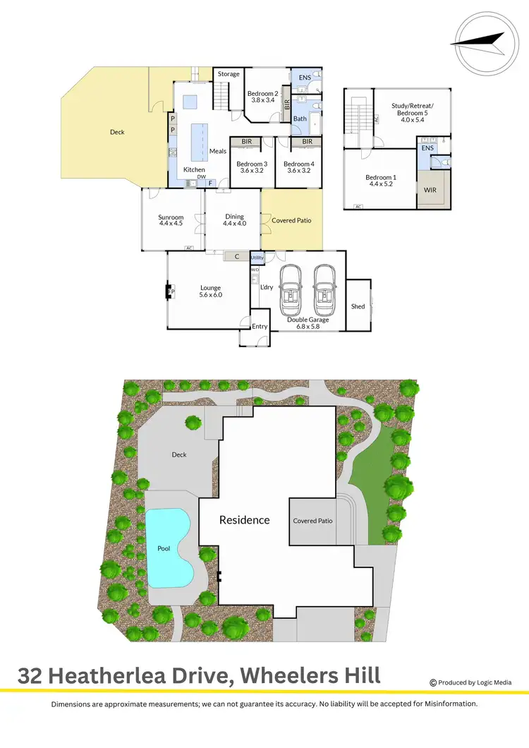 Floorplan of Homely house listing, 32 Heatherlea Drive, Wheelers Hill VIC 3150