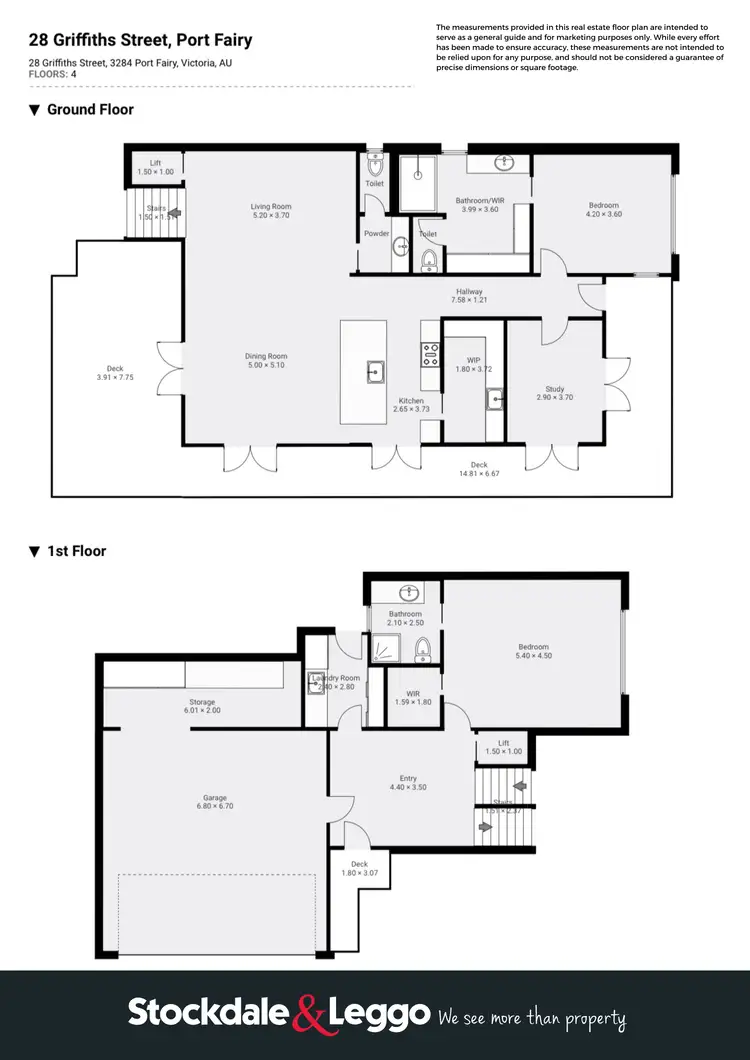 Floorplan of Homely house listing, 28 Griffiths Street, Port Fairy VIC 3284