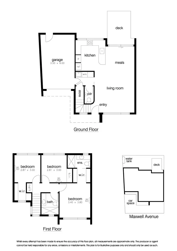 Floorplan of Homely townhouse listing, 27 Maxwell Avenue, Altona North VIC 3025