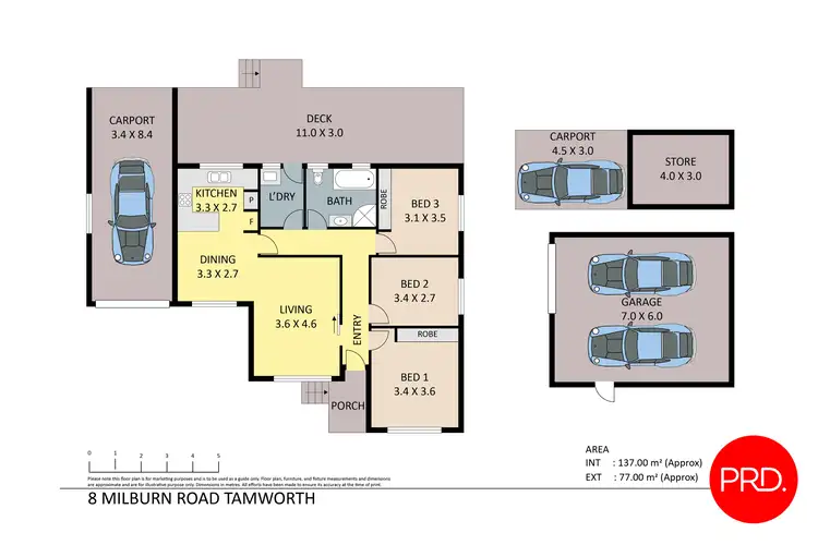 Floorplan of Homely house listing, 8 Milburn Road, Tamworth NSW 2340