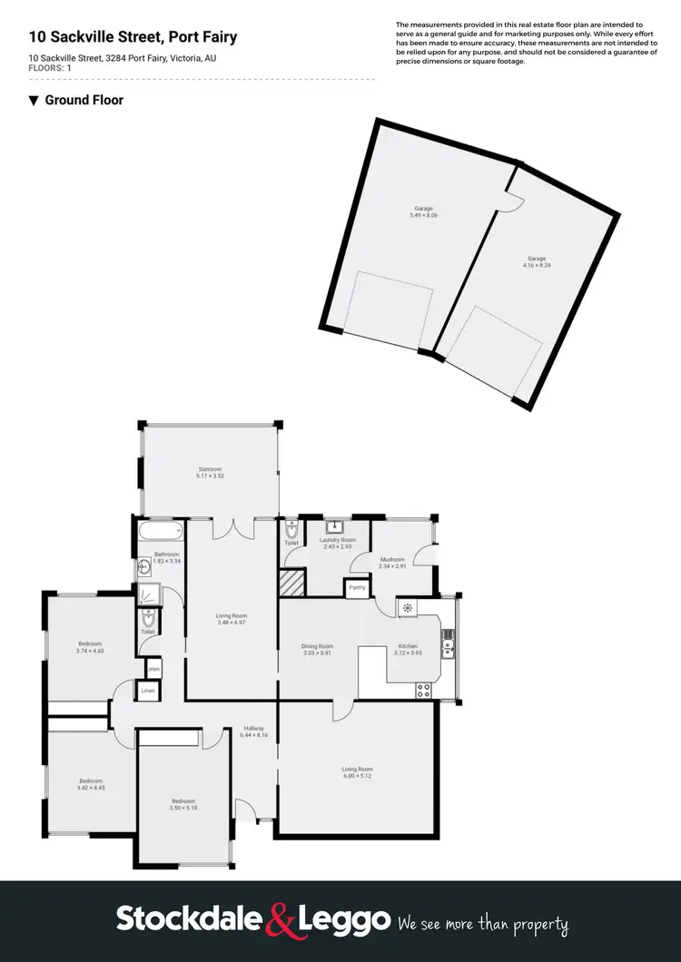 Floorplan of Homely house listing, 10 Sackville Street, Port Fairy VIC 3284