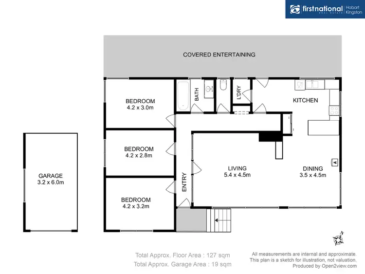 Floorplan of Homely house listing, 14 Kalang Avenue, Lenah Valley TAS 7008