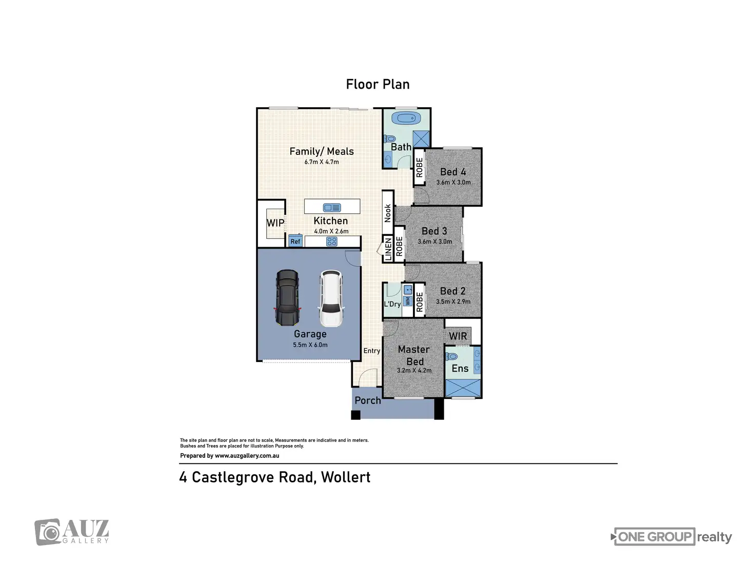 Floorplan of Homely house listing, 4 Castlegrove Road, Wollert VIC 3750