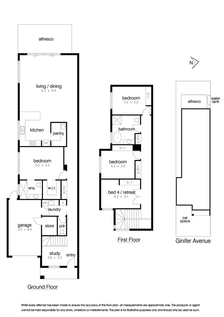 Floorplan of Homely unit listing, 41 Ginifer Avenue, Altona North VIC 3025