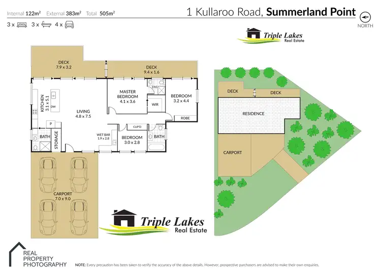 Floorplan of Homely house listing, 1 Kullaroo Road, Summerland Point NSW 2259
