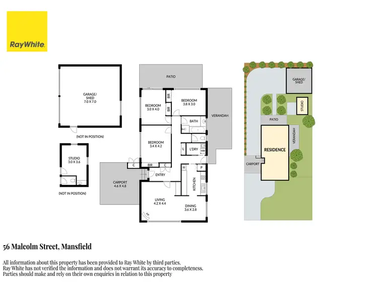 Floorplan of Homely house listing, 56 Malcolm Street, Mansfield VIC 3722