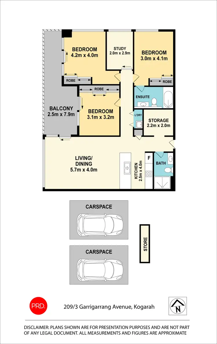 Floorplan of Homely apartment listing, 209/3 Garrigarrang Avenue, Kogarah NSW 2217