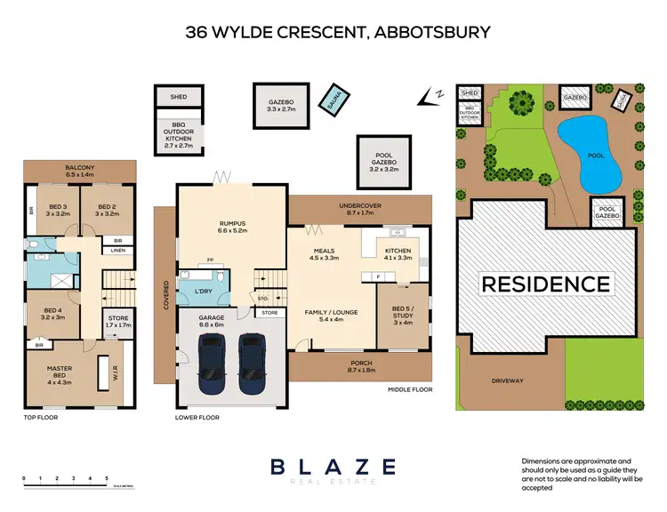 Floorplan of Homely house listing, 36 Wylde Crescent, Abbotsbury NSW 2176