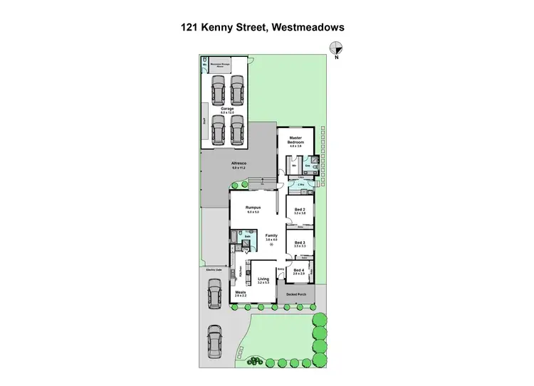 Floorplan of Homely house listing, 121 Kenny Street, Westmeadows VIC 3049