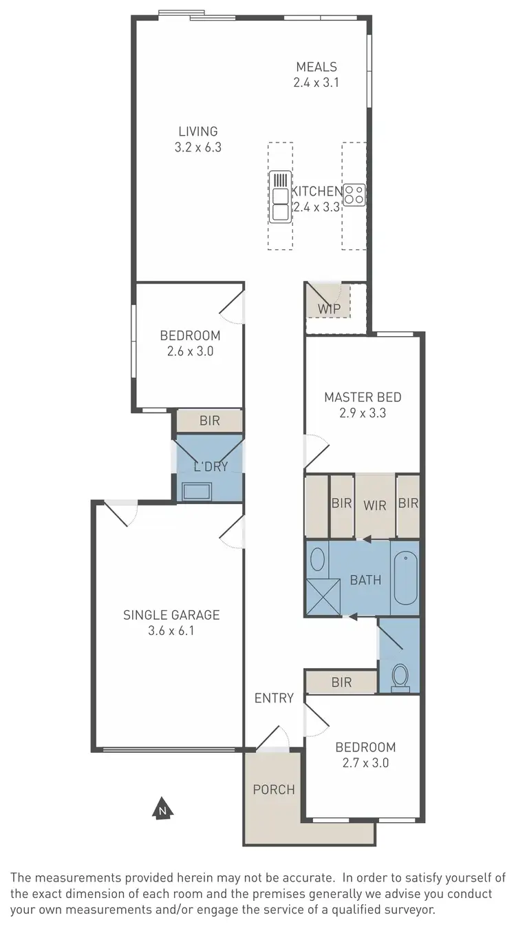 Floorplan of Homely house listing, 36 Mercer Street, Harkness VIC 3337