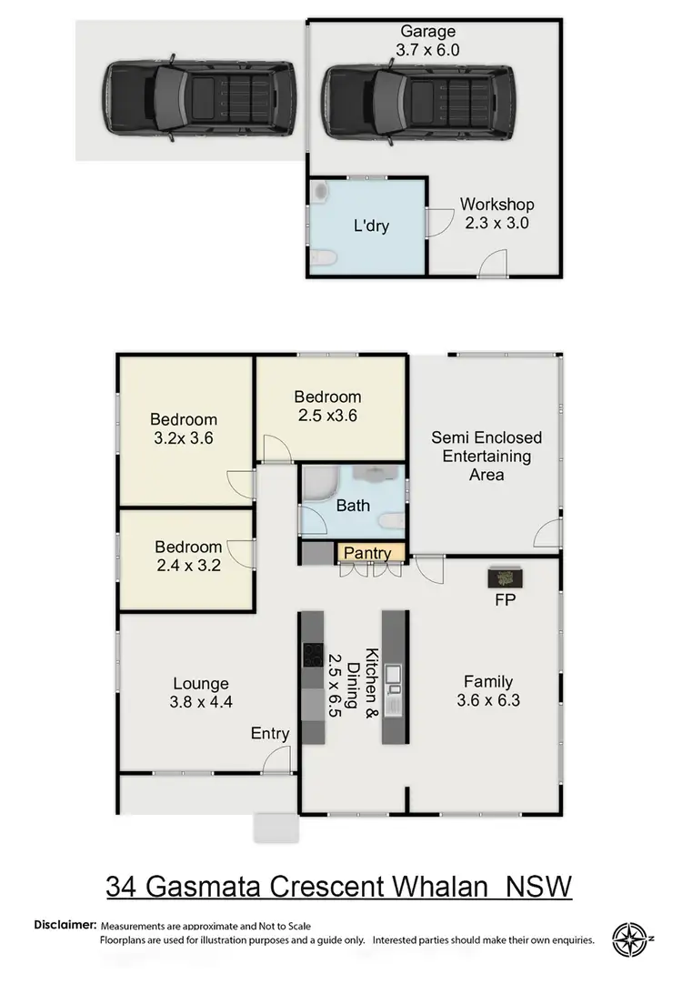 Floorplan of Homely house listing, 34 Gasmata Crescent, Whalan NSW 2770