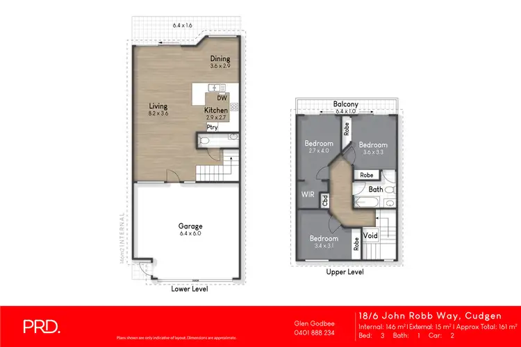 Floorplan of Homely townhouse listing, 18/6 John Robb Way, Cudgen NSW 2487