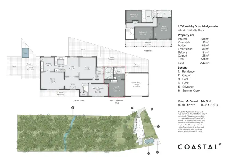 Floorplan of Homely house listing, 1/56 Wallaby Drive, Mudgeeraba QLD 4213