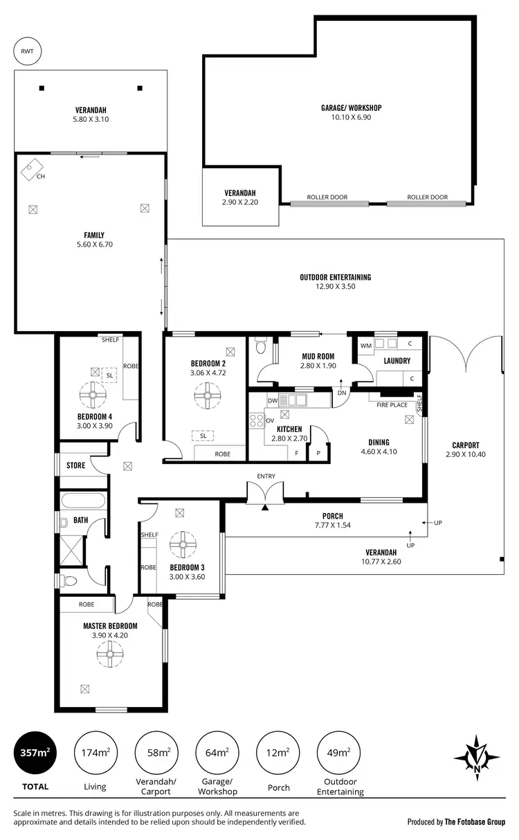 Floorplan of Homely house listing, 56 Bower Road, Semaphore Park SA 5019