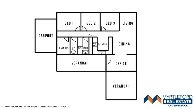 Floorplan of Homely house listing, 5117 Great Alpine Road, Myrtleford VIC 3737