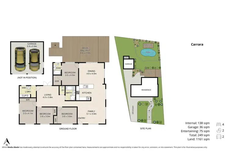Floorplan of Homely house listing, 78 Alison Road, Carrara QLD 4211