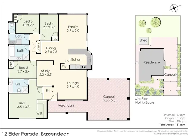 Floorplan of Homely house listing, 12 Elder Parade, Bassendean WA 6054