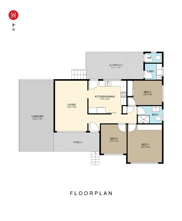 Floorplan of Homely house listing, 58 Raymond Avenue, Campbelltown NSW 2560