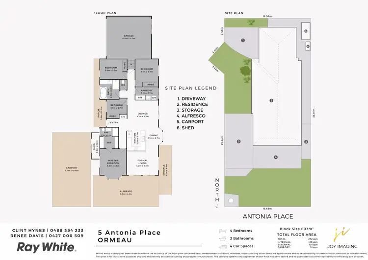 Floorplan of Homely house listing, 5 Antonia Place, Ormeau QLD 4208