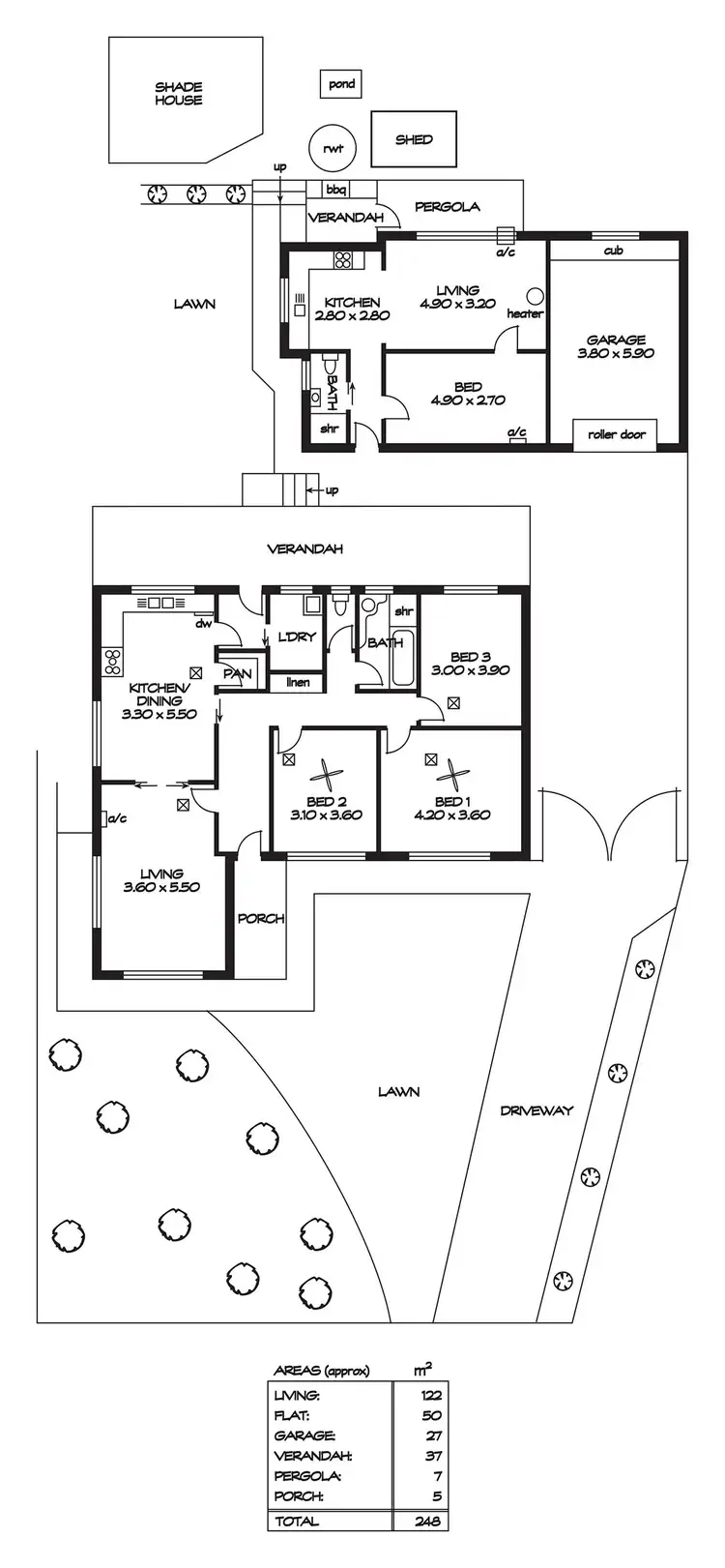 Floorplan of Homely house listing, 9 Dene Road, Highbury SA 5089