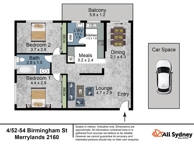 Floorplan of Homely unit listing, 4/52 - 54 Birmingham St, Merrylands NSW 2160