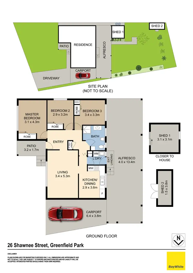 Floorplan of Homely house listing, 26 Shawnee Street, Greenfield Park NSW 2176