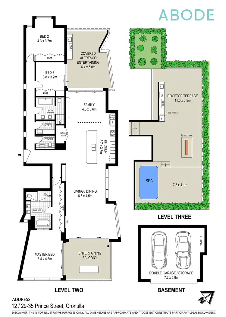 Floorplan of Homely apartment listing, 12/29-35 Prince Street, Cronulla NSW 2230