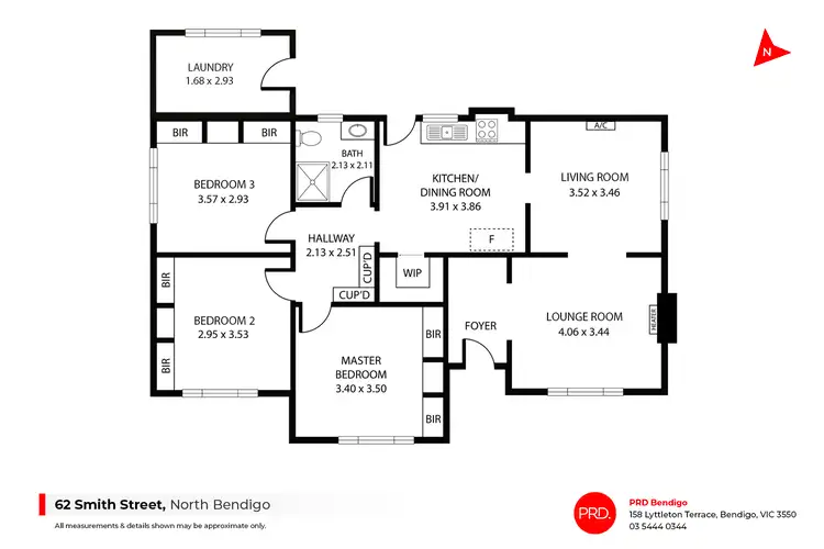 Floorplan of Homely house listing, 62 Smith Street, North Bendigo VIC 3550