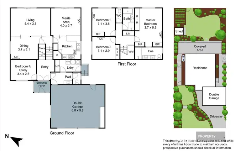 Floorplan of Homely house listing, 48 Knights Drive, Glen Waverley VIC 3150