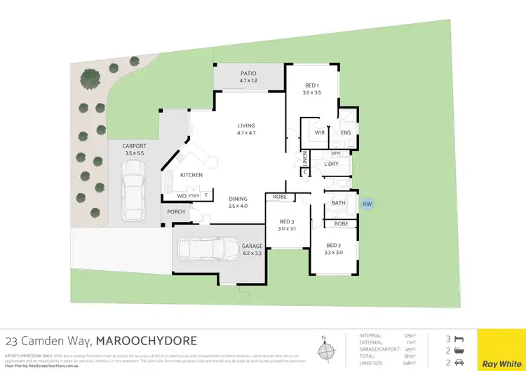 Floorplan of Homely house listing, 23 Camden Way, Maroochydore QLD 4558