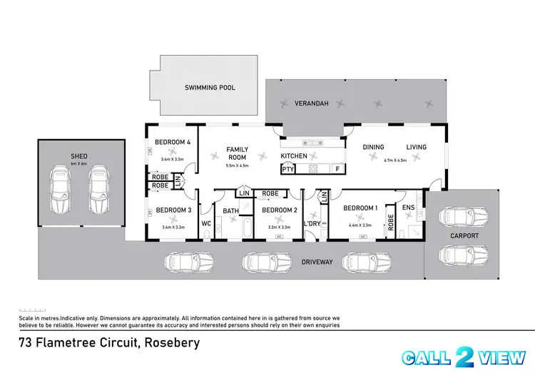 Floorplan of Homely house listing, 73 Flametree Circuit, Rosebery NT 832