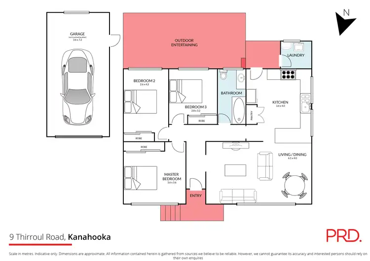 Floorplan of Homely house listing, 9 Thirroul Road, Kanahooka NSW 2530
