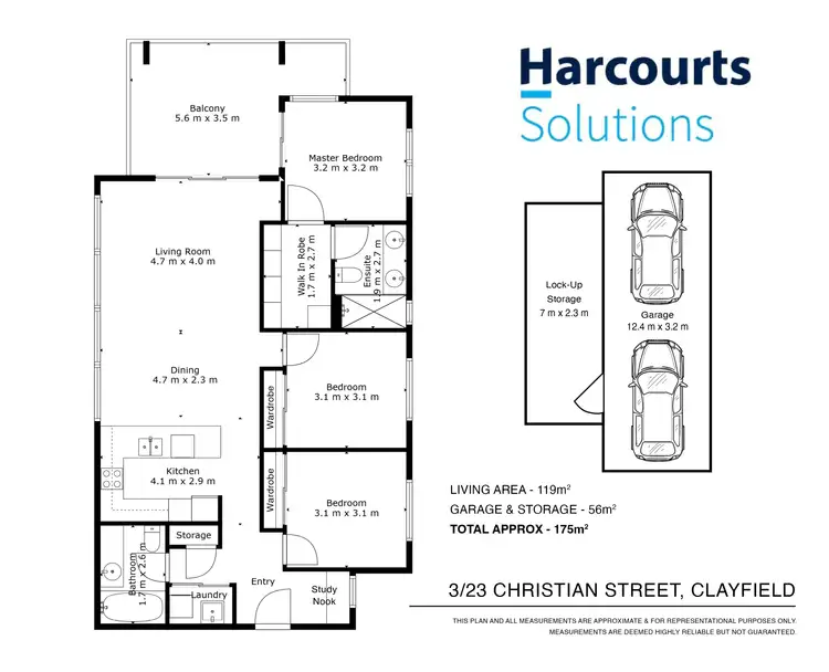 Floorplan of Homely unit listing, 3/23 Christian Street, Clayfield QLD 4011