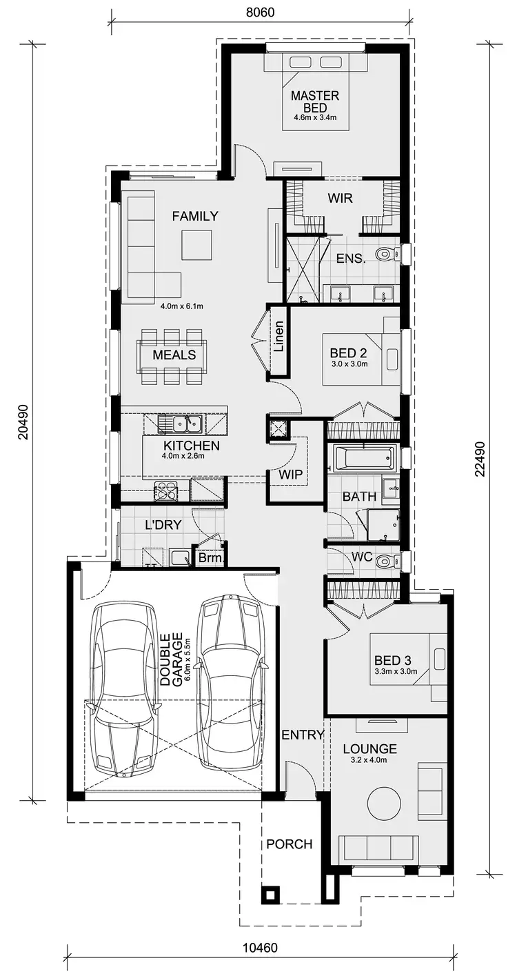 Floorplan of Homely house listing, Lot 922 Taylors Run, Fraser Rise VIC 3336