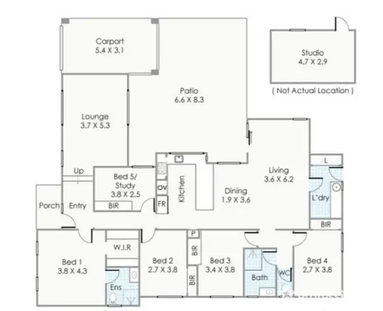 Floorplan of Homely house listing, 4 Christopher Close, Willetton WA 6155