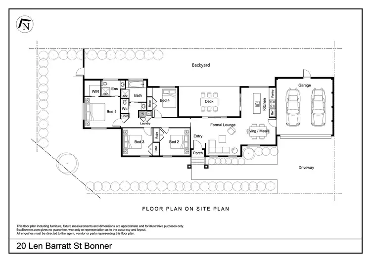 Floorplan of Homely house listing, 20 Len Barratt Street, Bonner ACT 2914
