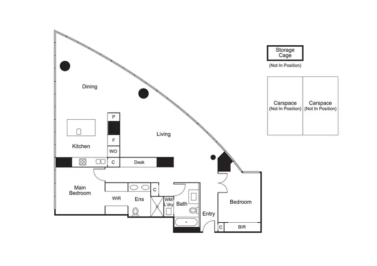 Floorplan of Homely apartment listing, 3706/1 Freshwater Place, Southbank VIC 3006