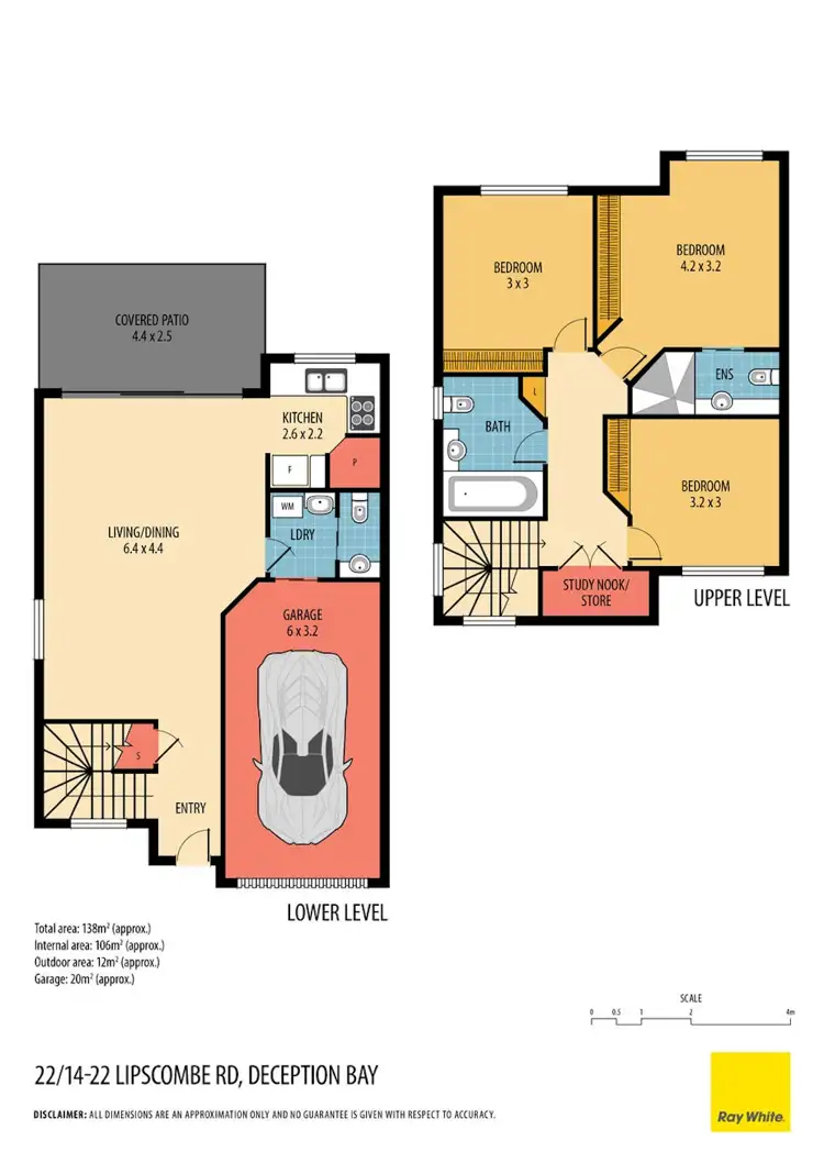 Floorplan of Homely townhouse listing, 22/14-22 Lipscombe Road, Deception Bay QLD 4508