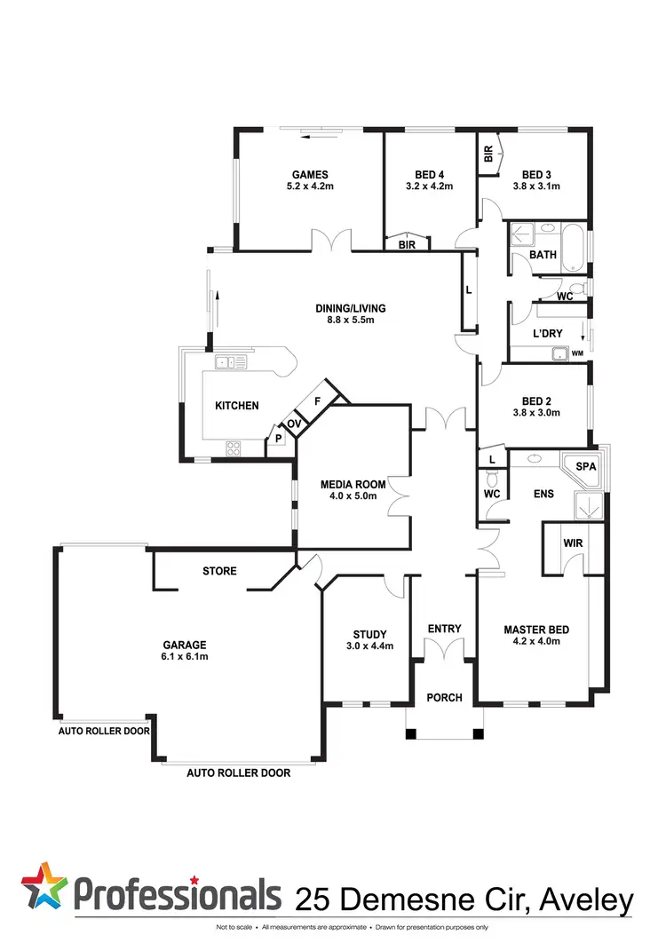 Floorplan of Homely house listing, 25 Demesne Circuit, Aveley WA 6069