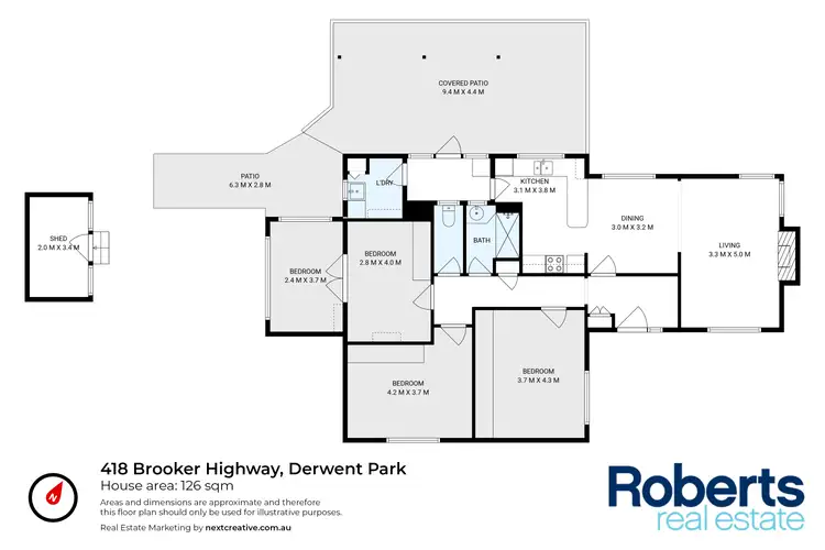 Floorplan of Homely house listing, 418 Brooker Highway, Derwent Park TAS 7009