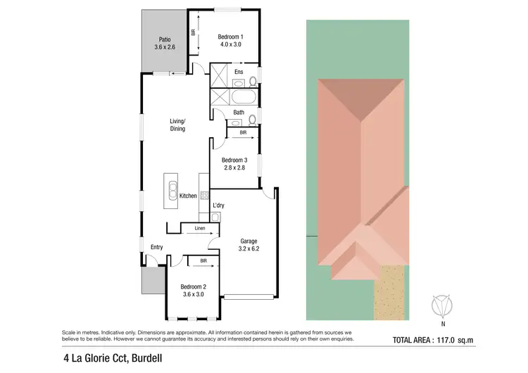 Floorplan of Homely house listing, 4 La Glorie Circuit, Burdell QLD 4818