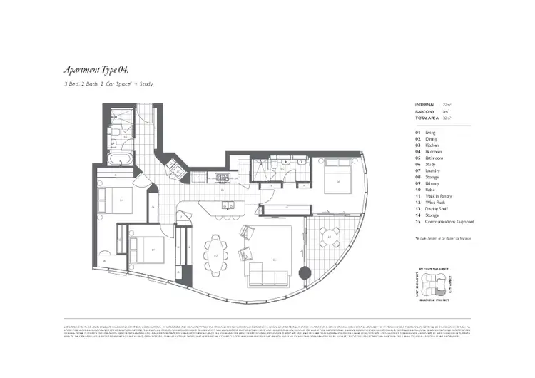 Floorplan of Homely apartment listing, 804/15 Manning Street, South Brisbane QLD 4101