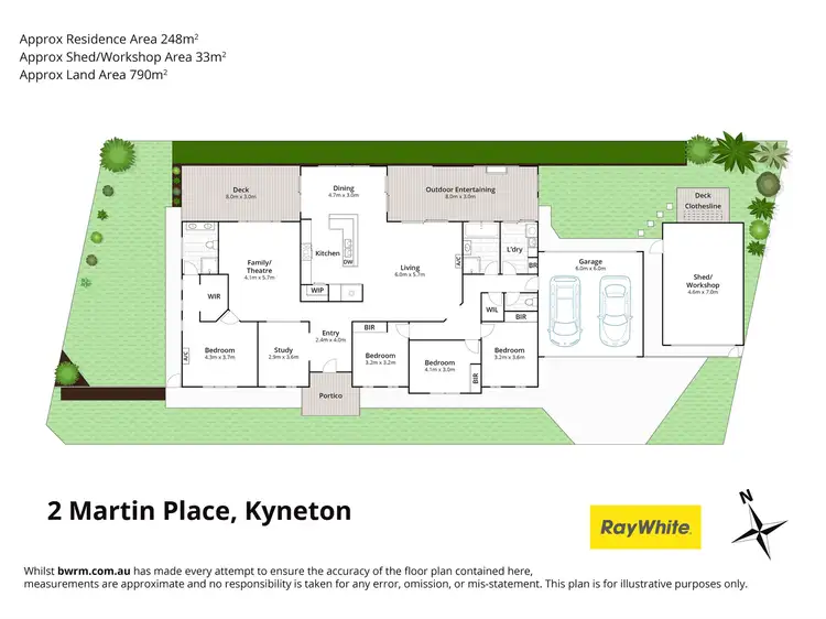 Floorplan of Homely house listing, 2 Martin Place, Kyneton VIC 3444