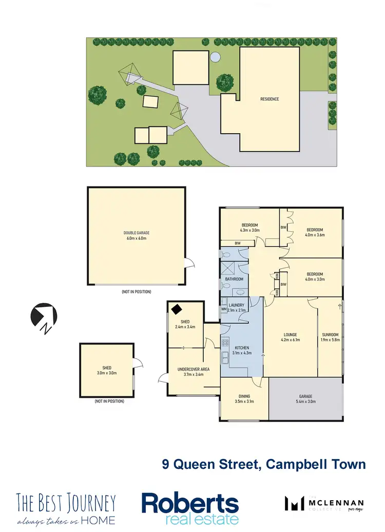 Floorplan of Homely house listing, 9 Queen Street, Campbell Town TAS 7210